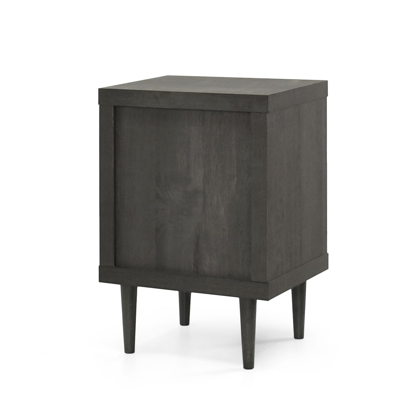Nystrom - Mid Century Modern 2 Drawer Nightstand - The Sleep Loft - Online Mattress Showroom NYC