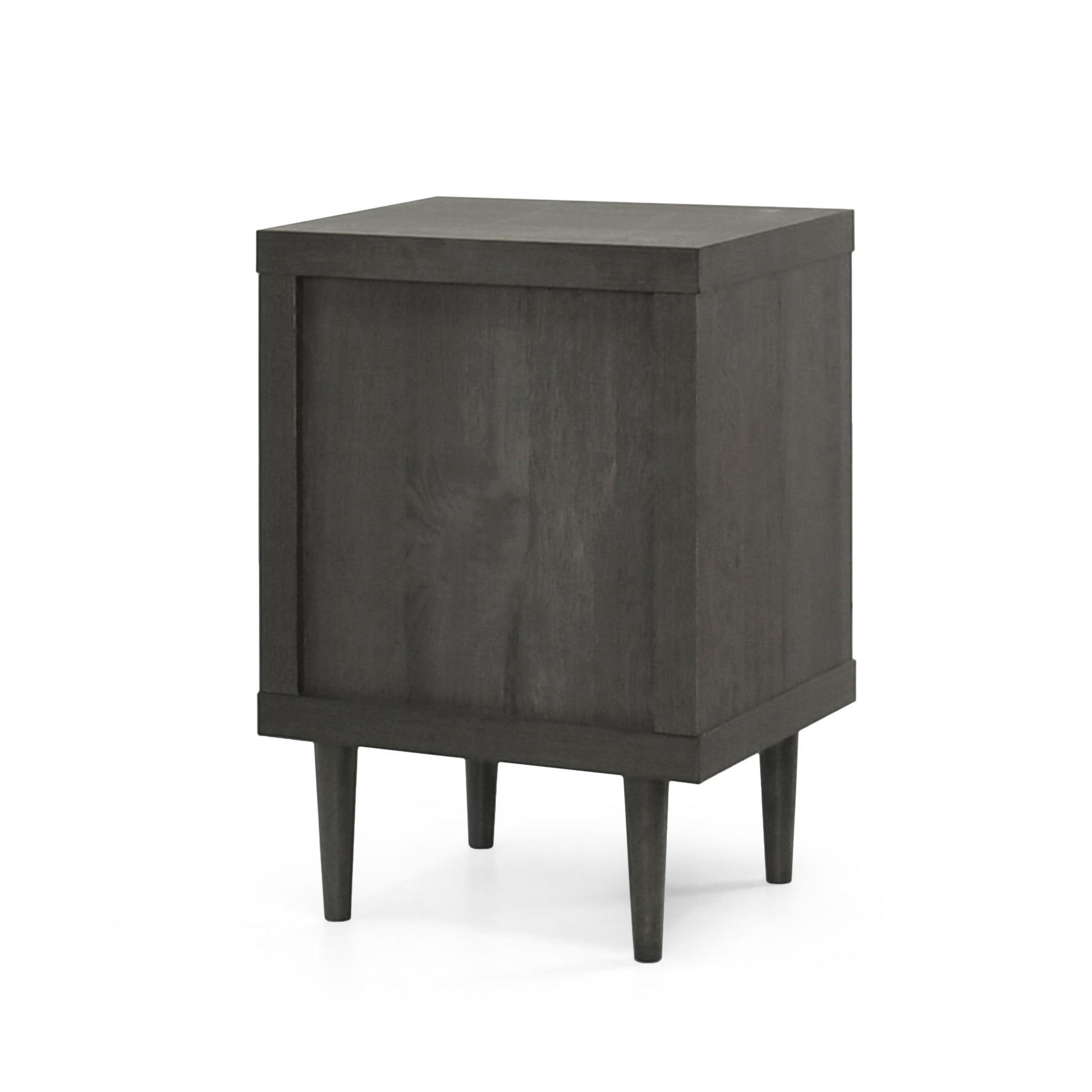 Nystrom - Mid Century Modern 2 Drawer Nightstand - The Sleep Loft - Online Mattress Showroom NYC