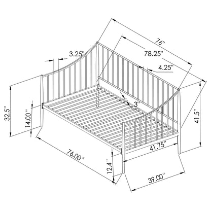 Jeremy - Twin Daybed Frame With Storage - Black - The Sleep Loft - Online Mattress Showroom NYC