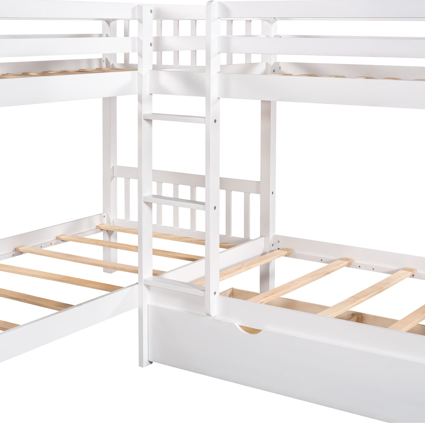 L Shaped Bunk Bed With Drawers - The Sleep Loft - Online Mattress Showroom NYC