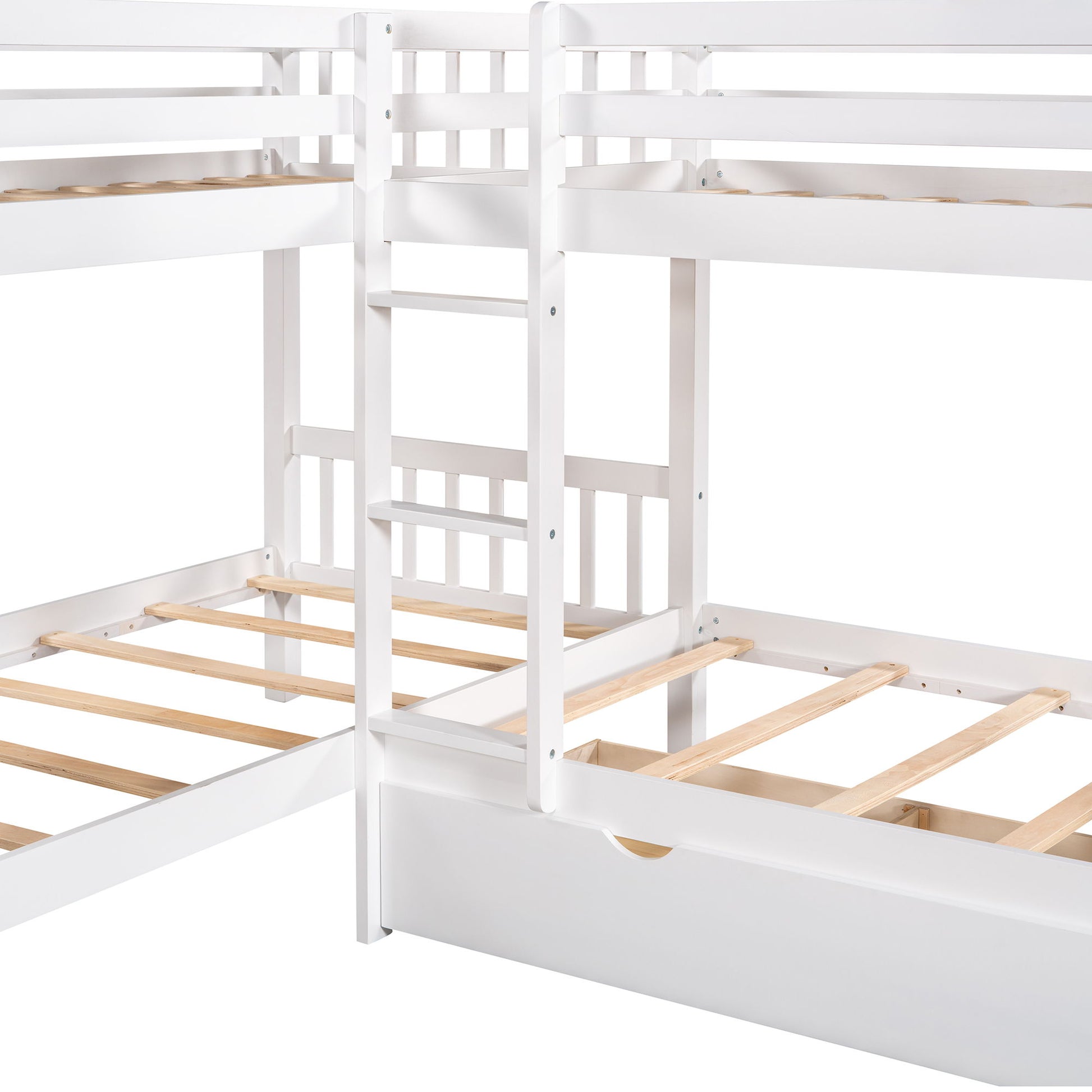 L Shaped Bunk Bed With Drawers - The Sleep Loft - Online Mattress Showroom NYC