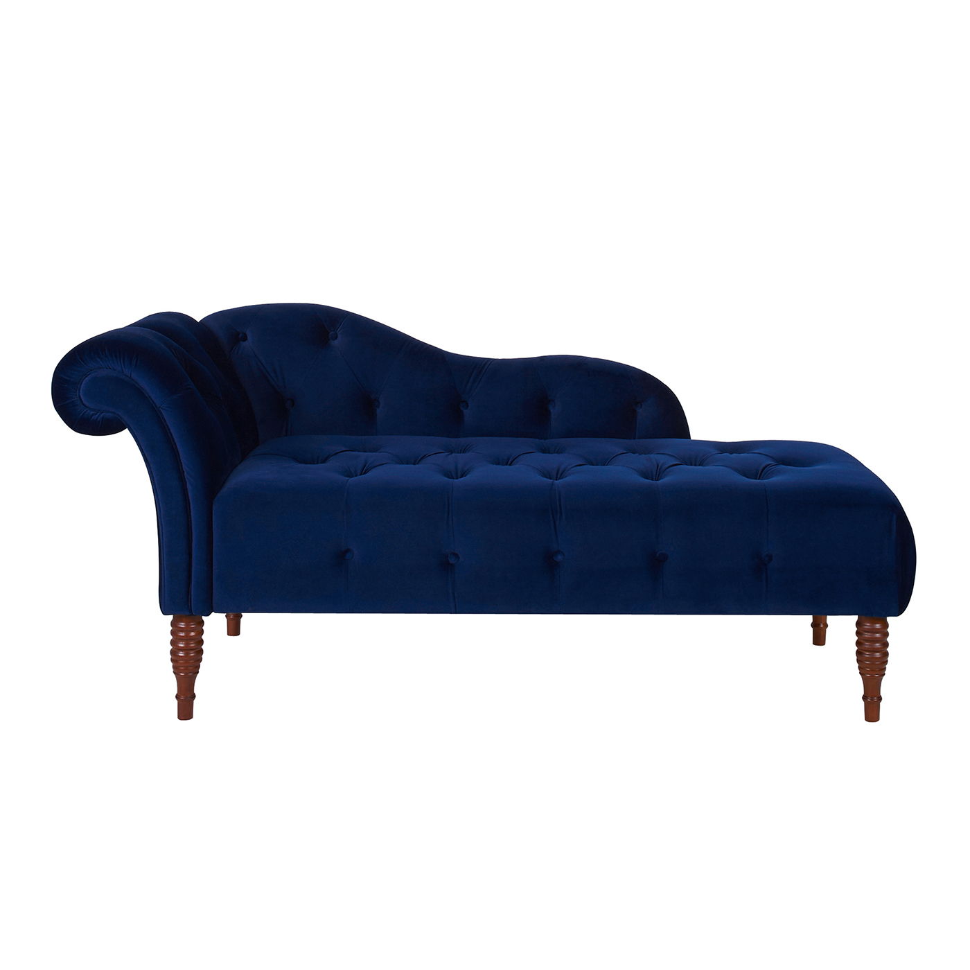Samuel - Tufted Roll Arm Chaise Lounge - The Sleep Loft - Online Mattress Showroom NYC
