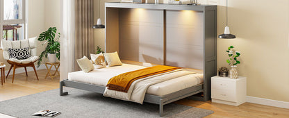 Murphy Wall Bed Modern Design With LED Lights - The Sleep Loft - Online Mattress Showroom NYC