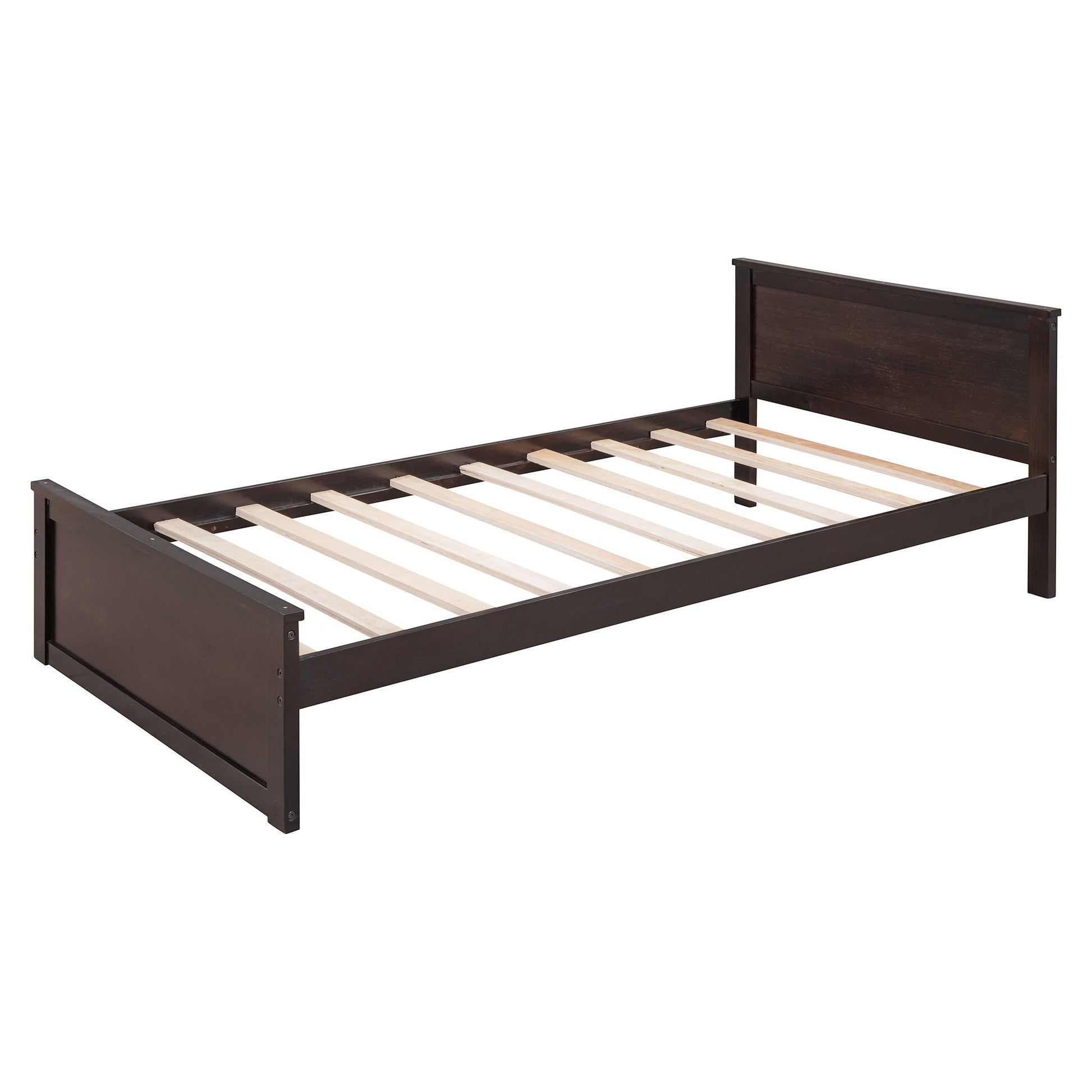 Loft Bed With A Twin Size Standalone Bed, Shelves, Desk, And Wardrobe - The Sleep Loft - Online Mattress Showroom NYC