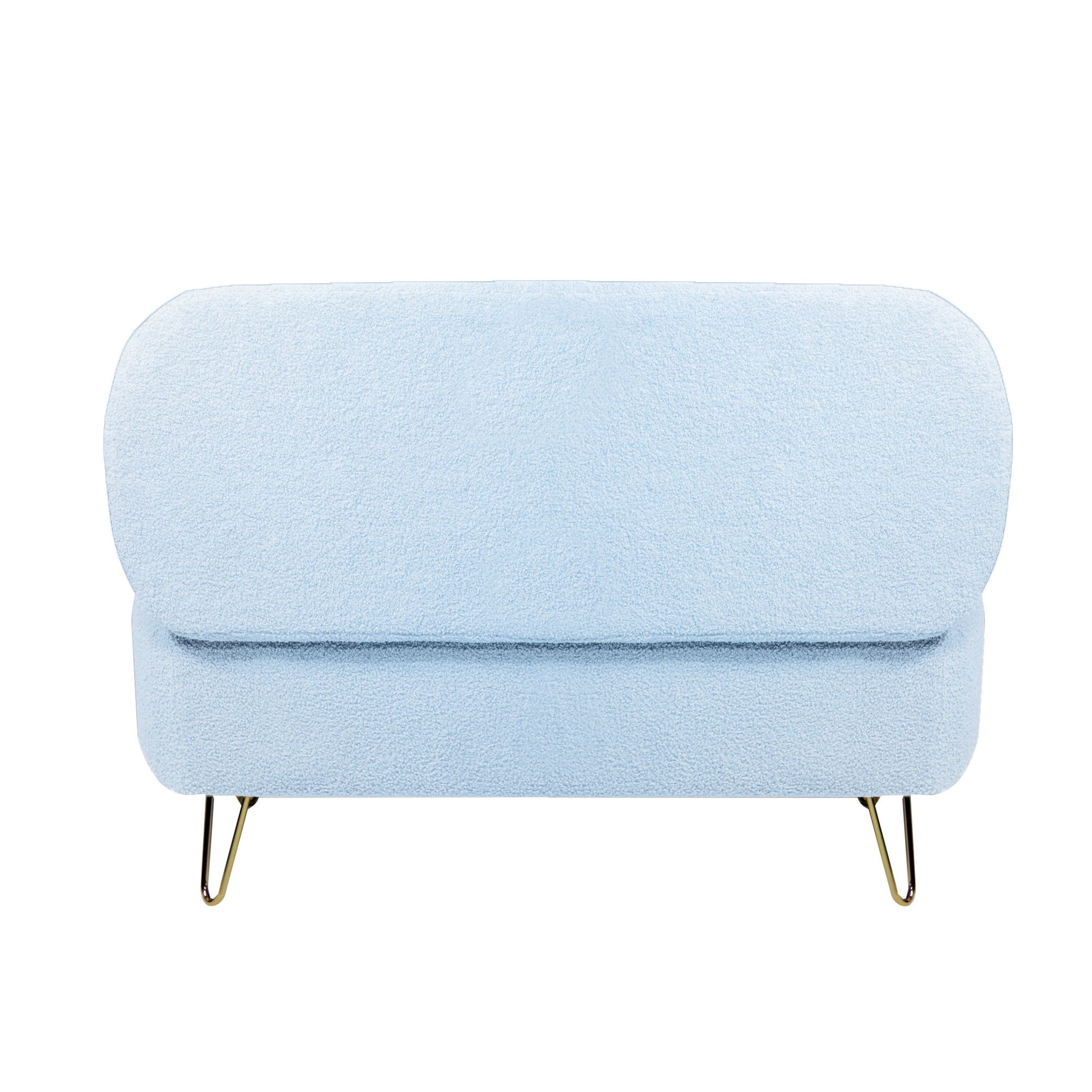 Storage Ottoman Bench For End Of Bed Legs, Modern Camel Faux Fur Entryway Bench Upholstered Padded With Storage For Living Room Bedroom - The Sleep Loft - Online Mattress Showroom NYC
