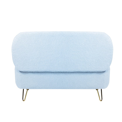 Storage Ottoman Bench For End Of Bed Legs, Modern Camel Faux Fur Entryway Bench Upholstered Padded With Storage For Living Room Bedroom - The Sleep Loft - Online Mattress Showroom NYC
