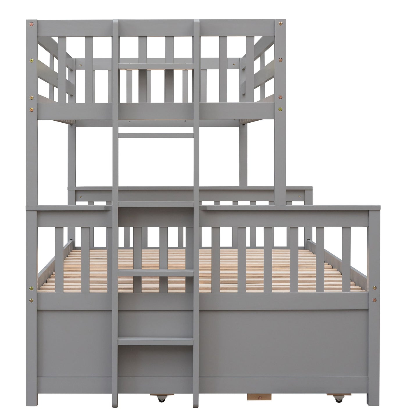 Bunk Bed With Twin Size Trundle And Drawers - The Sleep Loft - Online Mattress Showroom NYC