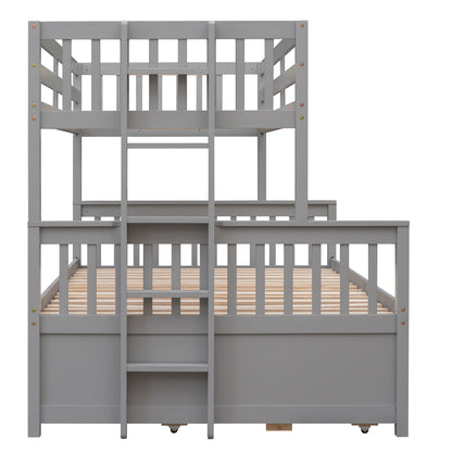 Bunk Bed With Twin Size Trundle And Drawers - The Sleep Loft - Online Mattress Showroom NYC