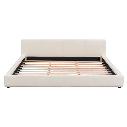 Stylish Upholstered Bed With Birch Wood Frame - The Sleep Loft - Online Mattress Showroom NYC