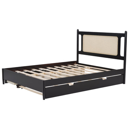 Platform Bed With 2 Big Drawers & Trundle - The Sleep Loft - Online Mattress Showroom NYC