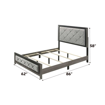 Jehoram - Queen Bed - Gray - The Sleep Loft - Online Mattress Showroom NYC