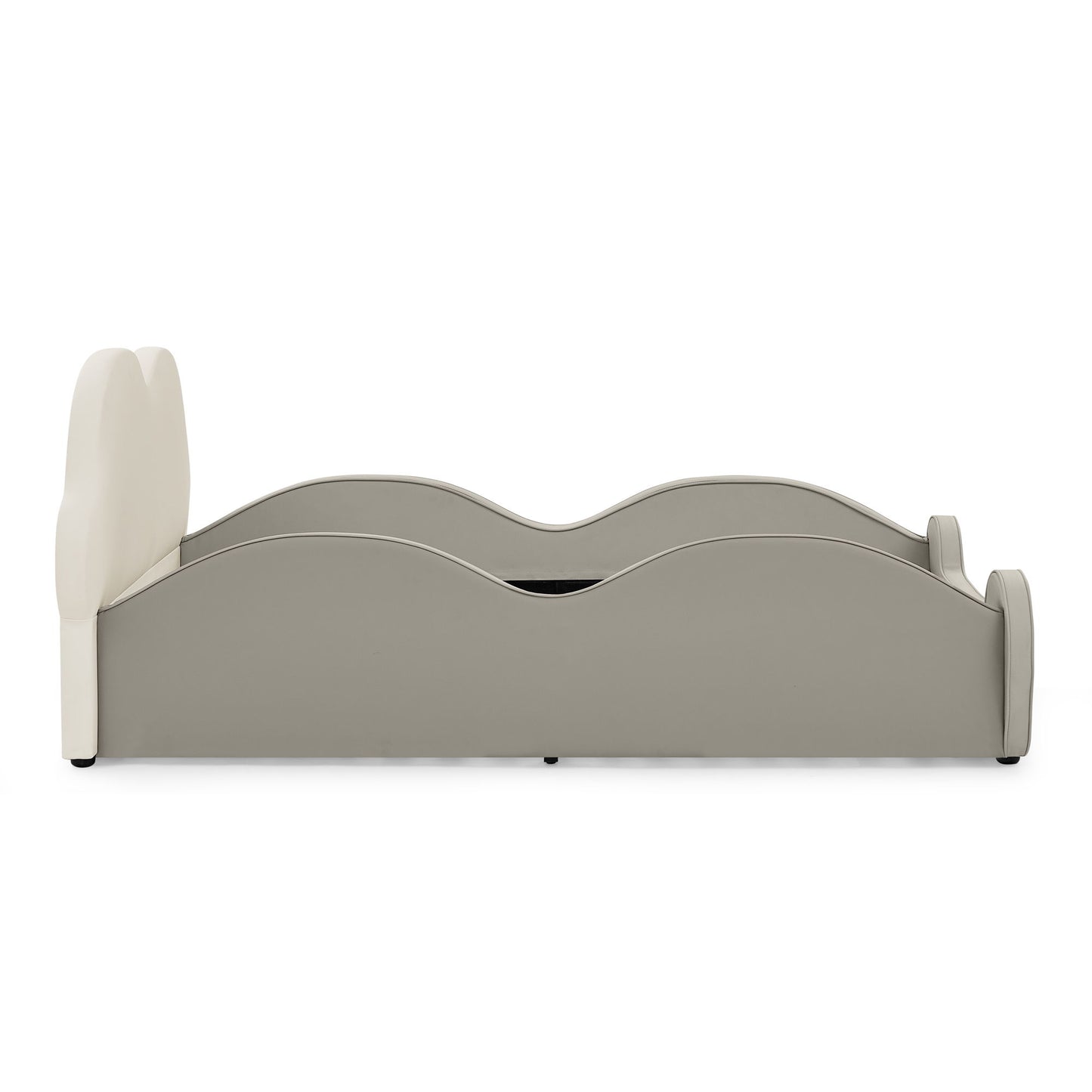 Cute Cloud Shape Bed With Guardrails Cartoon Design, Storage Pocket - The Sleep Loft - Online Mattress Showroom NYC