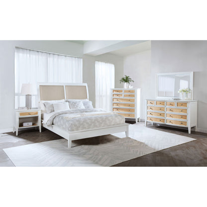 Talia - 1 Drawer Nightstand - White - The Sleep Loft - Online Mattress Showroom NYC