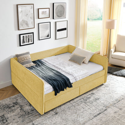 Upholstered Daybed & 2 Drawers - The Sleep Loft - Online Mattress Showroom NYC