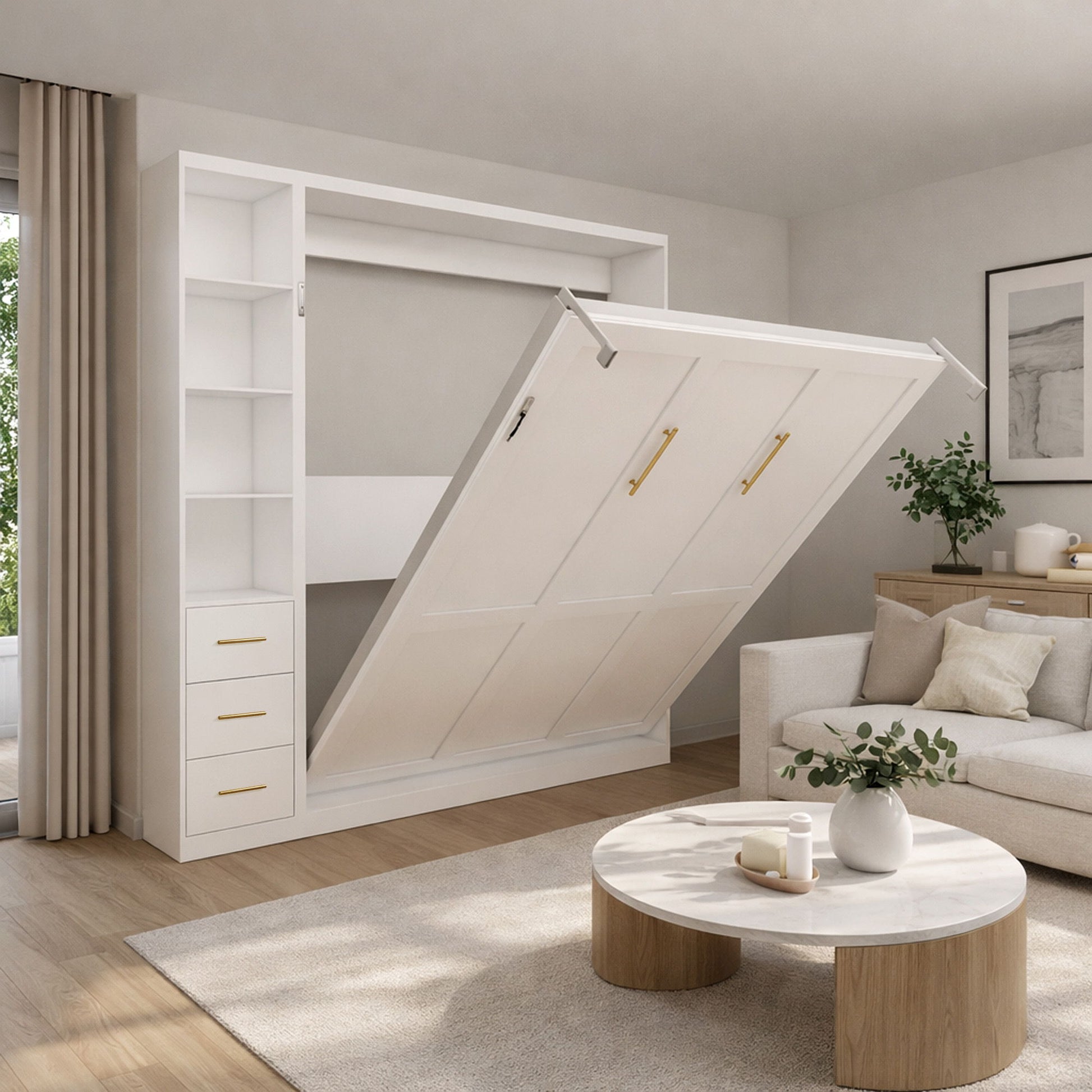 Folding Vertical Murphy Wall Bed - The Sleep Loft - Online Mattress Showroom NYC