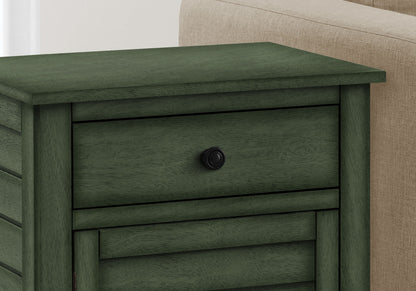 Accent Nightstand, Storage Drawer, Transitional - The Sleep Loft - Online Mattress Showroom NYC