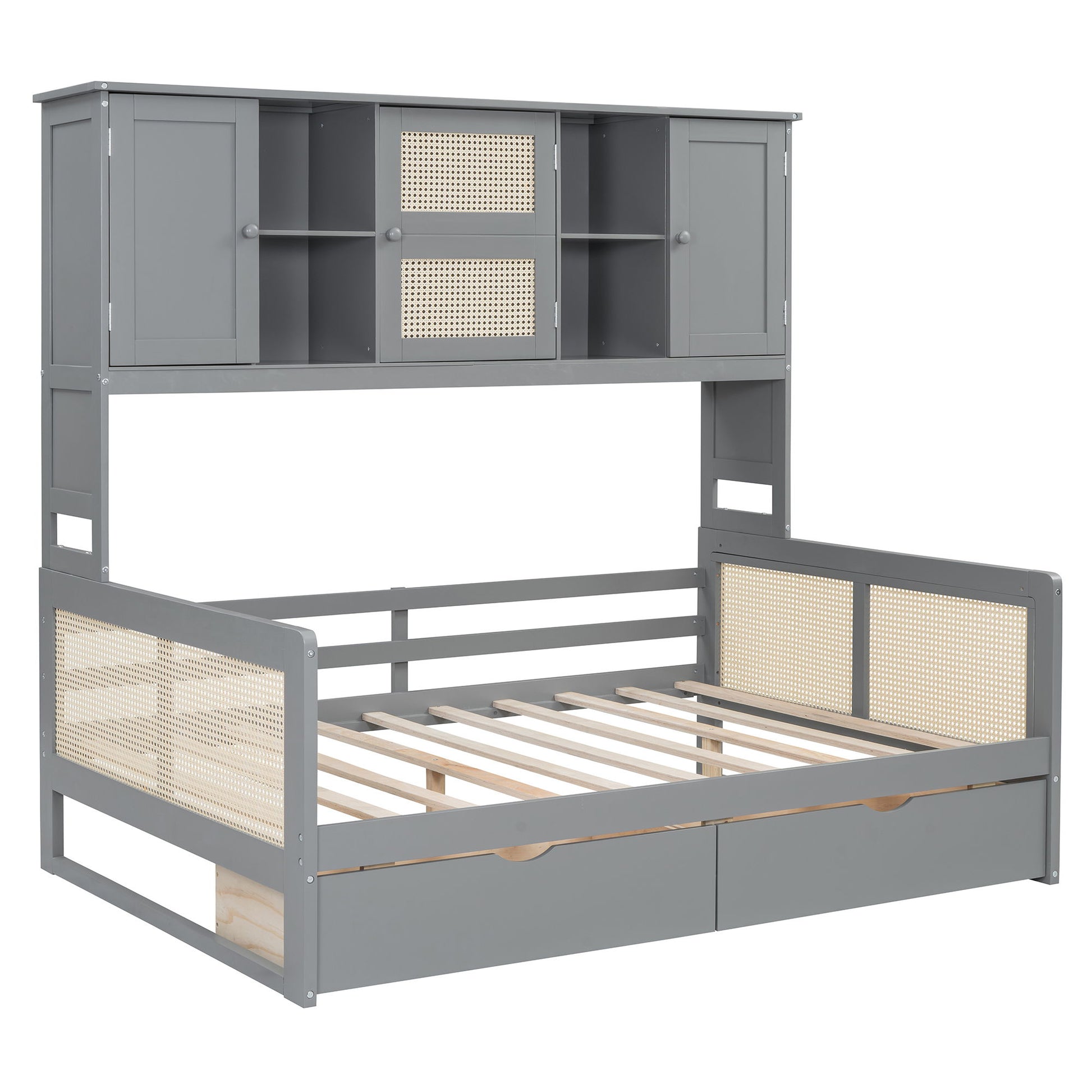 Daybed And All In One Cabinet And Shelf - The Sleep Loft - Online Mattress Showroom NYC