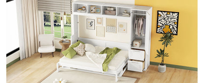 Murphy Wall Bed With Closet And Drawers - The Sleep Loft - Online Mattress Showroom NYC