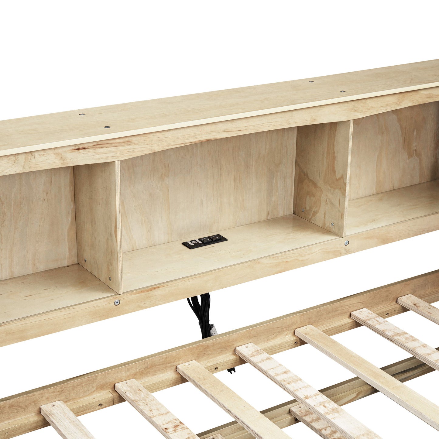 Daybed With Trundle, Storage Cabinets, USB Ports - The Sleep Loft - Online Mattress Showroom NYC