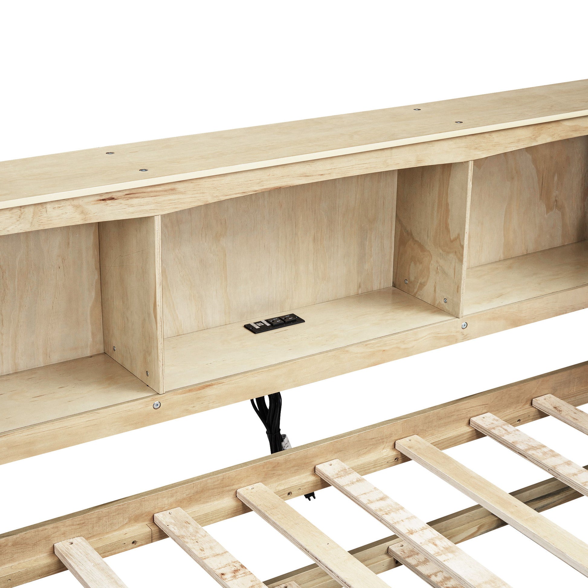 Daybed With Trundle, Storage Cabinets, USB Ports - The Sleep Loft - Online Mattress Showroom NYC