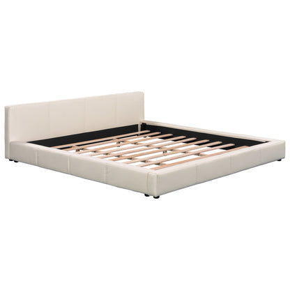 Stylish Upholstered Bed With Birch Wood Frame - The Sleep Loft - Online Mattress Showroom NYC