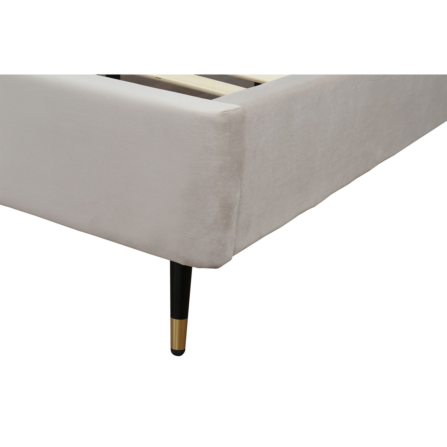 Crosby - Bed With Upholstered Headboard And Slats - The Sleep Loft - Online Mattress Showroom NYC