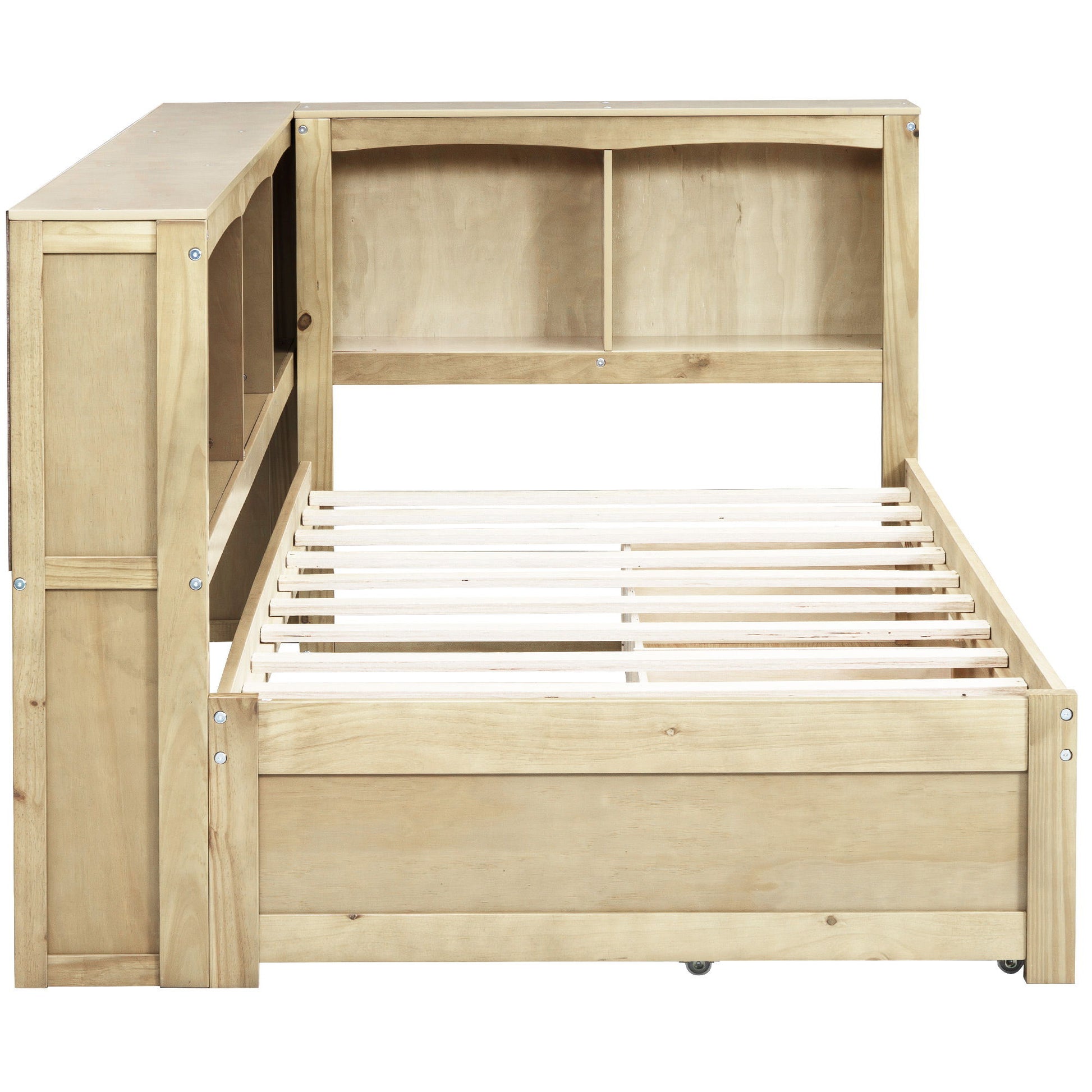 Daybed With 2 Storage Drawers, Storage Cabinets, USB Ports - The Sleep Loft - Online Mattress Showroom NYC