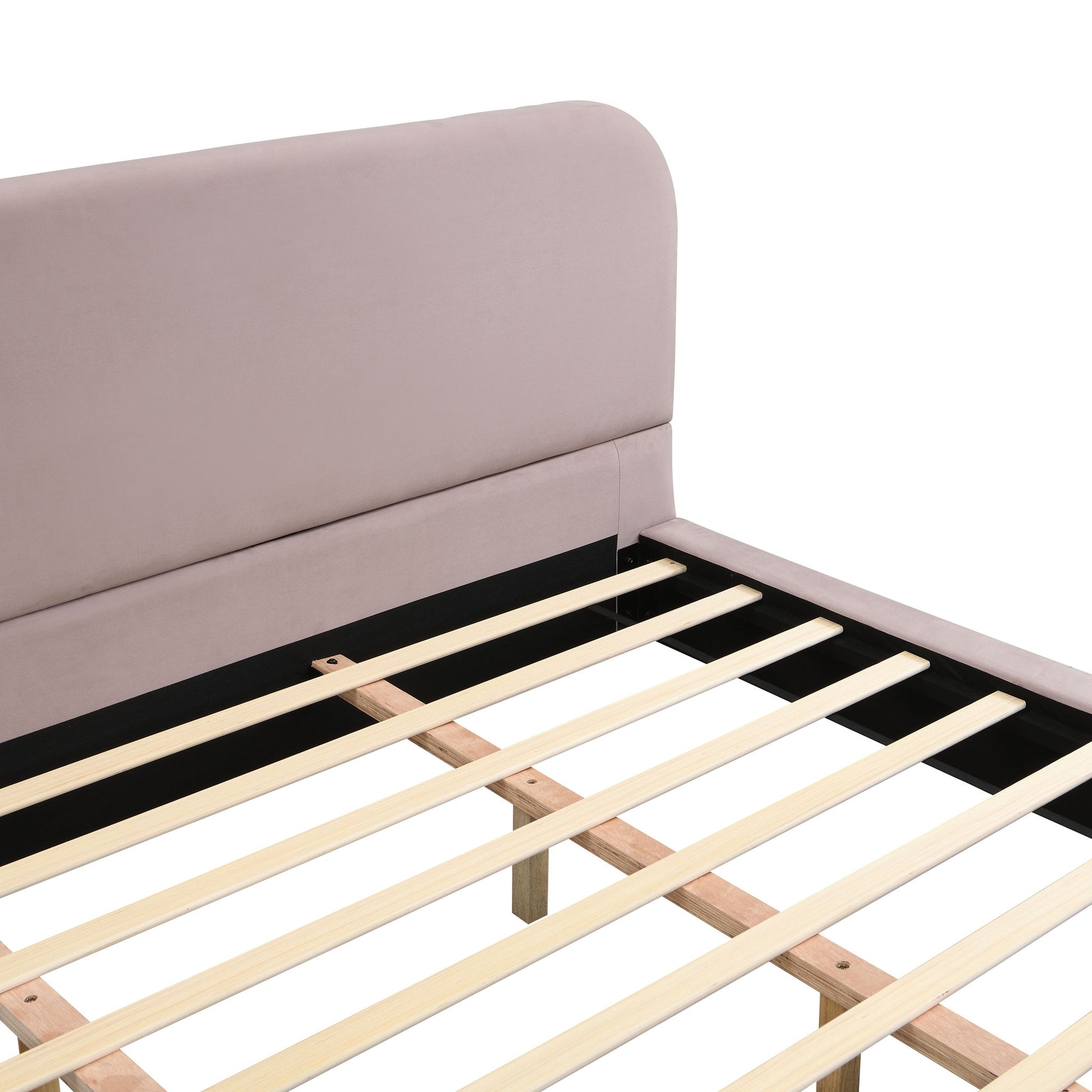 Elegant Upholstered Bed Frame - The Sleep Loft - Online Mattress Showroom NYC