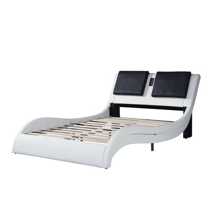 Platform Bed Frame With LED Lighting, tooth Music, Vibration Massage - The Sleep Loft - Online Mattress Showroom NYC