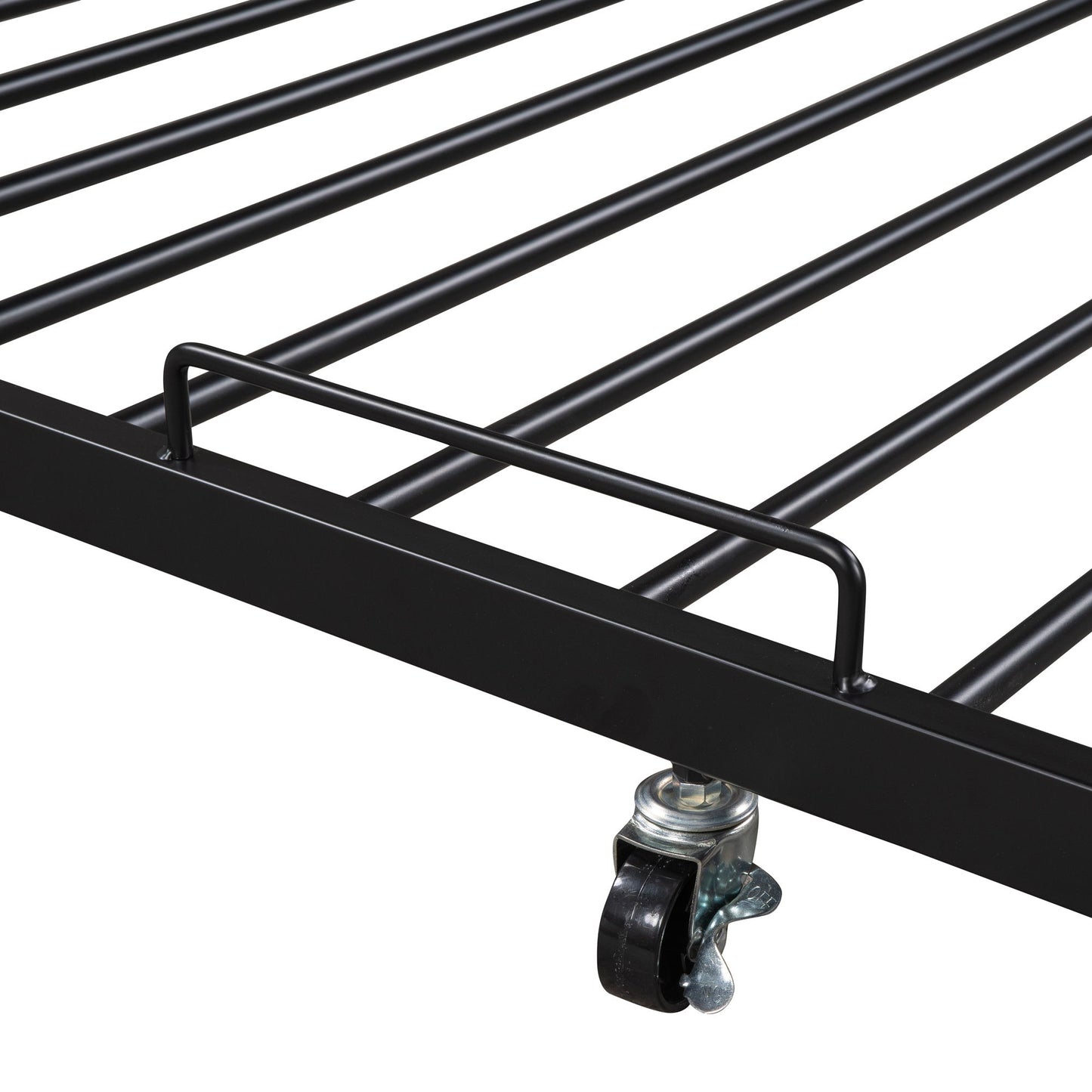 Platform Bed Frame With Trundle, USB Ports And Slat Support, No Box Spring Needed - The Sleep Loft - Online Mattress Showroom NYC