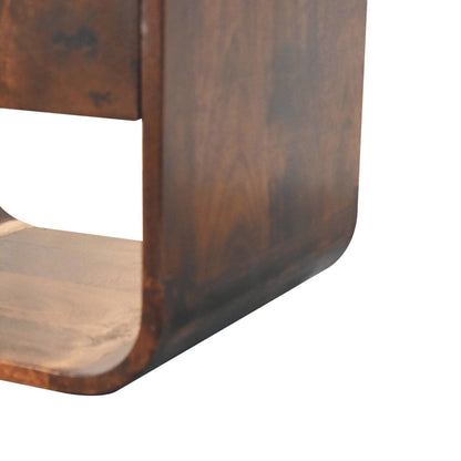 Curve Drawer Nightstand - The Sleep Loft - Online Mattress Showroom NYC
