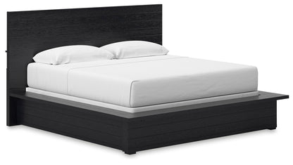 Londer - King Panel Bed - Black - The Sleep Loft - Online Mattress Showroom NYC