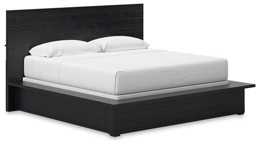 Londer - King Panel Bed - Black - The Sleep Loft - Online Mattress Showroom NYC