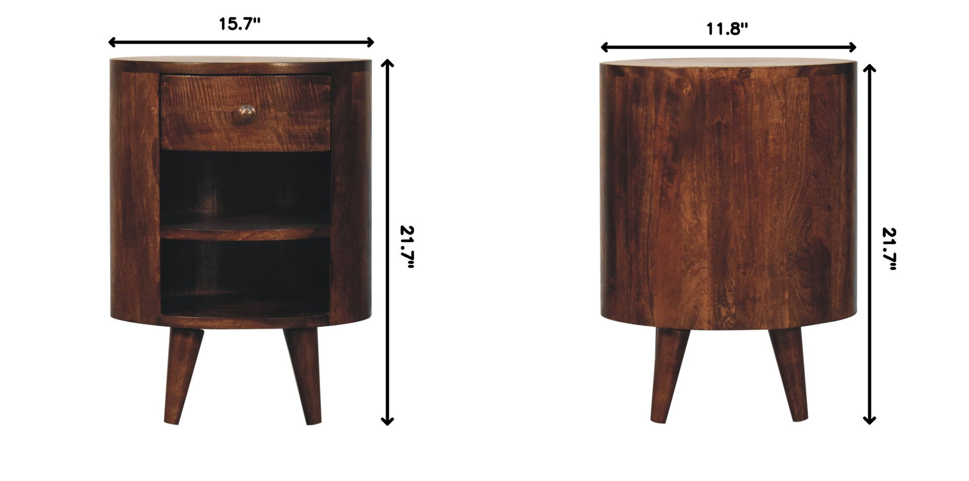 Cortez - Bedside Table - The Sleep Loft - Online Mattress Showroom NYC