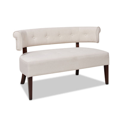 Jared - Versatile Roll Arm Tufted Bench Settee - The Sleep Loft - Online Mattress Showroom NYC