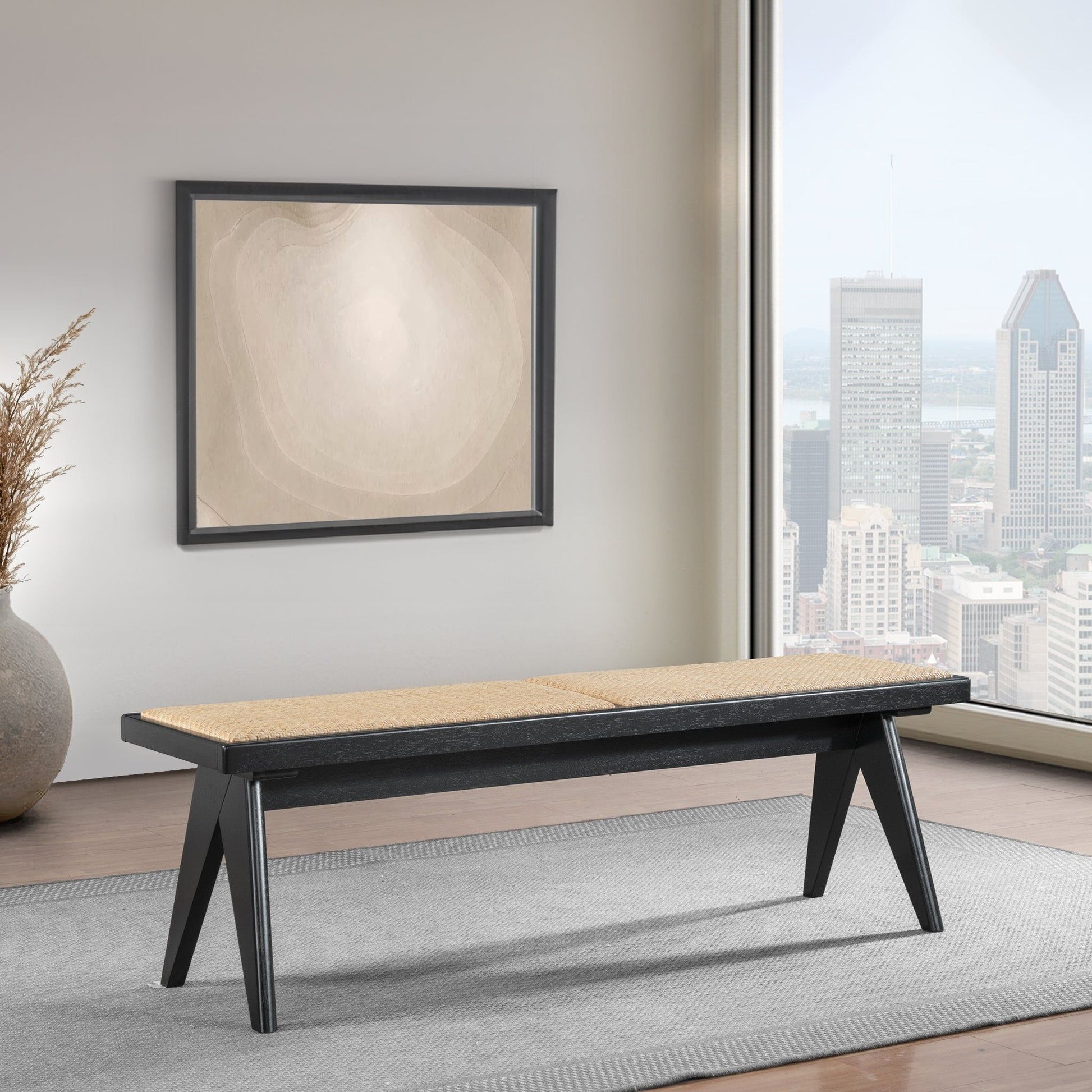 Keira - Modern Aesthetics Bench - The Sleep Loft - Online Mattress Showroom NYC