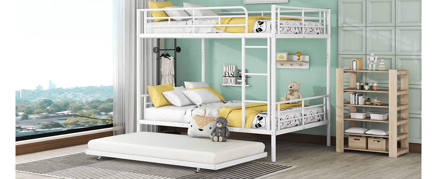 Steel Construction Bunk Bed - The Sleep Loft - Online Mattress Showroom NYC