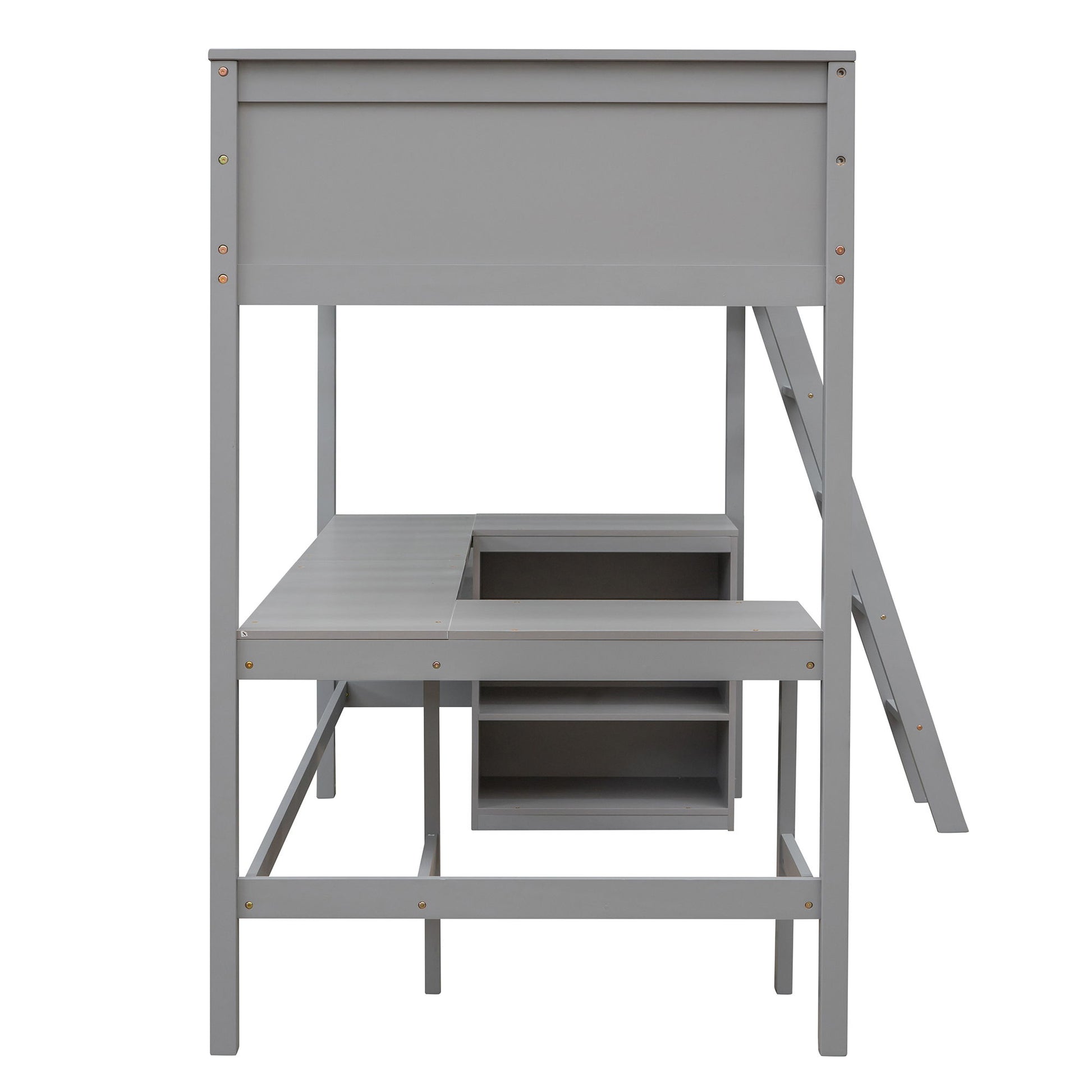 Loft Bed With Shelves With Desk - The Sleep Loft - Online Mattress Showroom NYC
