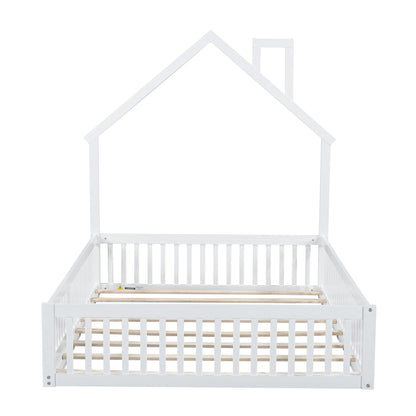 House Platform Bed With Guardrail - The Sleep Loft - Online Mattress Showroom NYC