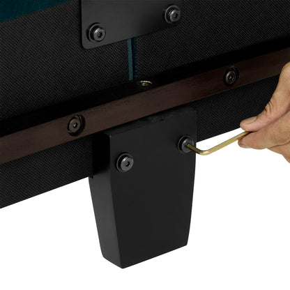 Upholstered Headboard Platform Bed