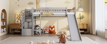 Loft Stairway Bed With 2 Drawers, Convertible Ladder And Slide - The Sleep Loft - Online Mattress Showroom NYC