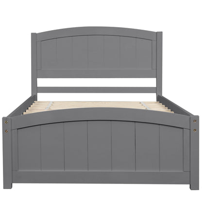 Platform Bed & Headboard, Footboard And Wood Slat Support - The Sleep Loft - Online Mattress Showroom NYC