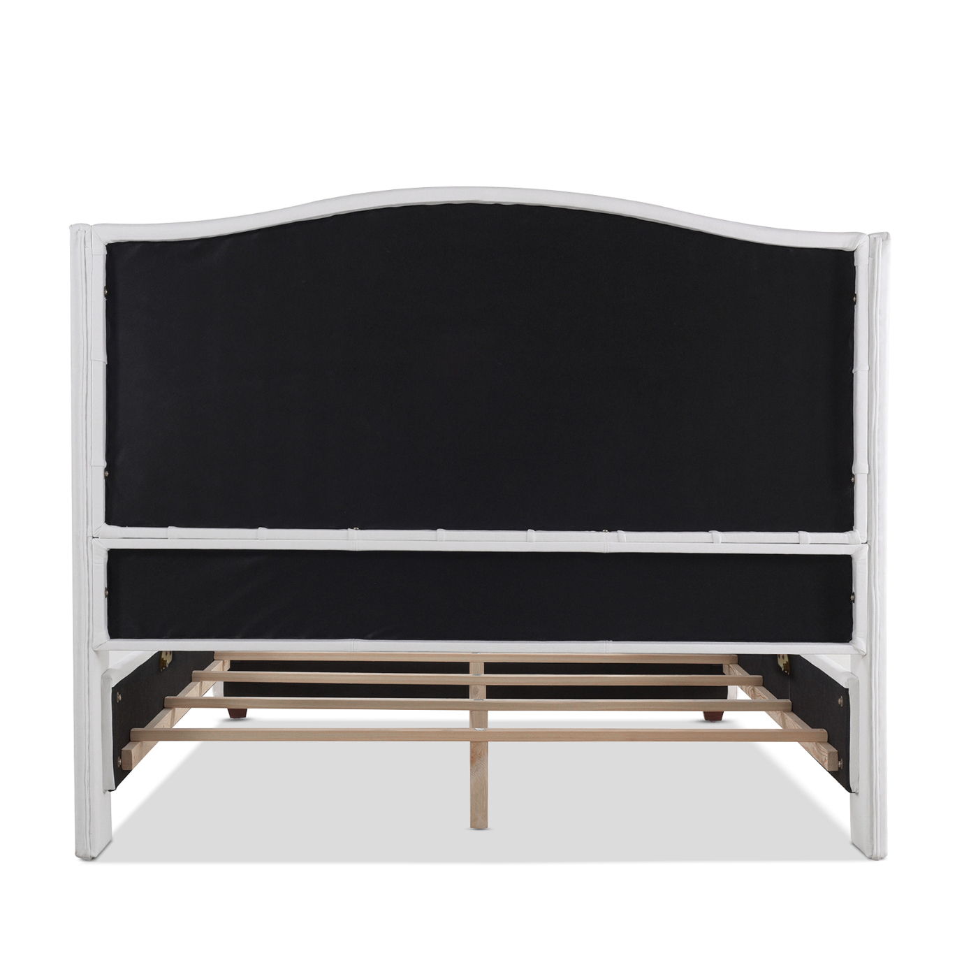 Marcella - Upholstered Shelter Headboard Bed Set - The Sleep Loft - Online Mattress Showroom NYC