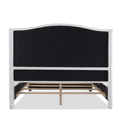Marcella - Upholstered Shelter Headboard Bed Set - The Sleep Loft - Online Mattress Showroom NYC