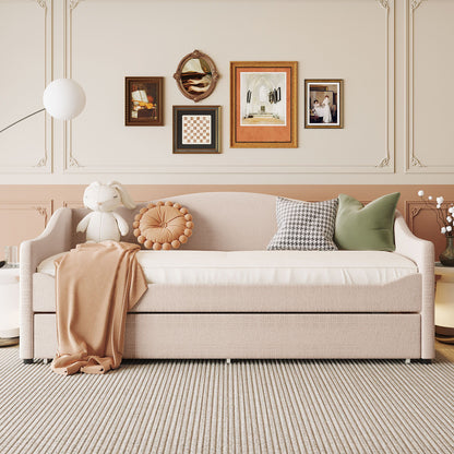 Design Upholstered Daybed With Light And Trundle - The Sleep Loft - Online Mattress Showroom NYC