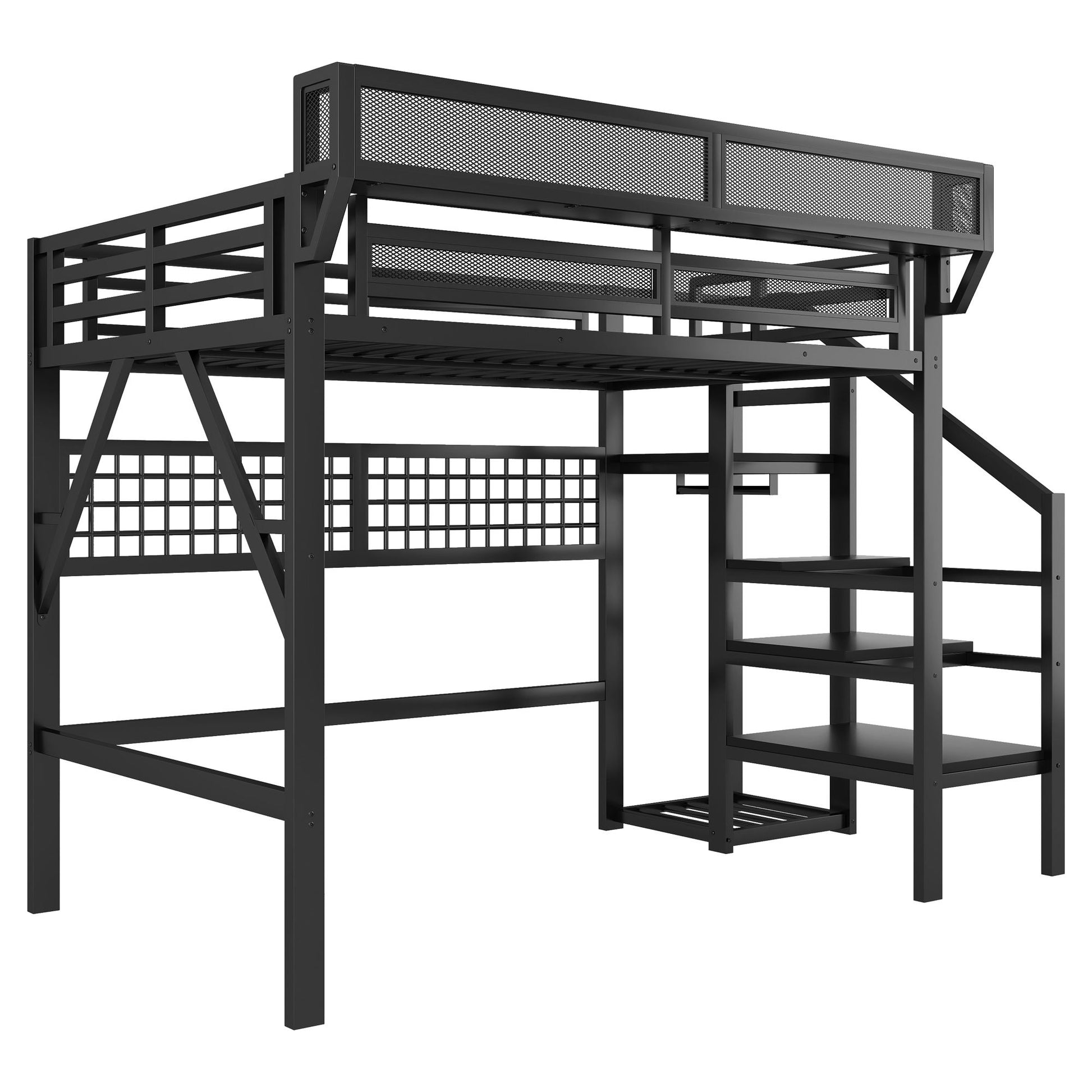 Loft Bed With Stairs And Storage - The Sleep Loft - Online Mattress Showroom NYC