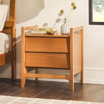 Scandi Angle Face Nightstand - The Sleep Loft - Online Mattress Showroom NYC
