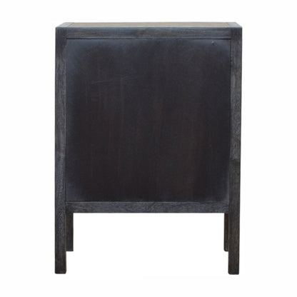 Nightstand, 3 Drawer - Black - The Sleep Loft - Online Mattress Showroom NYC