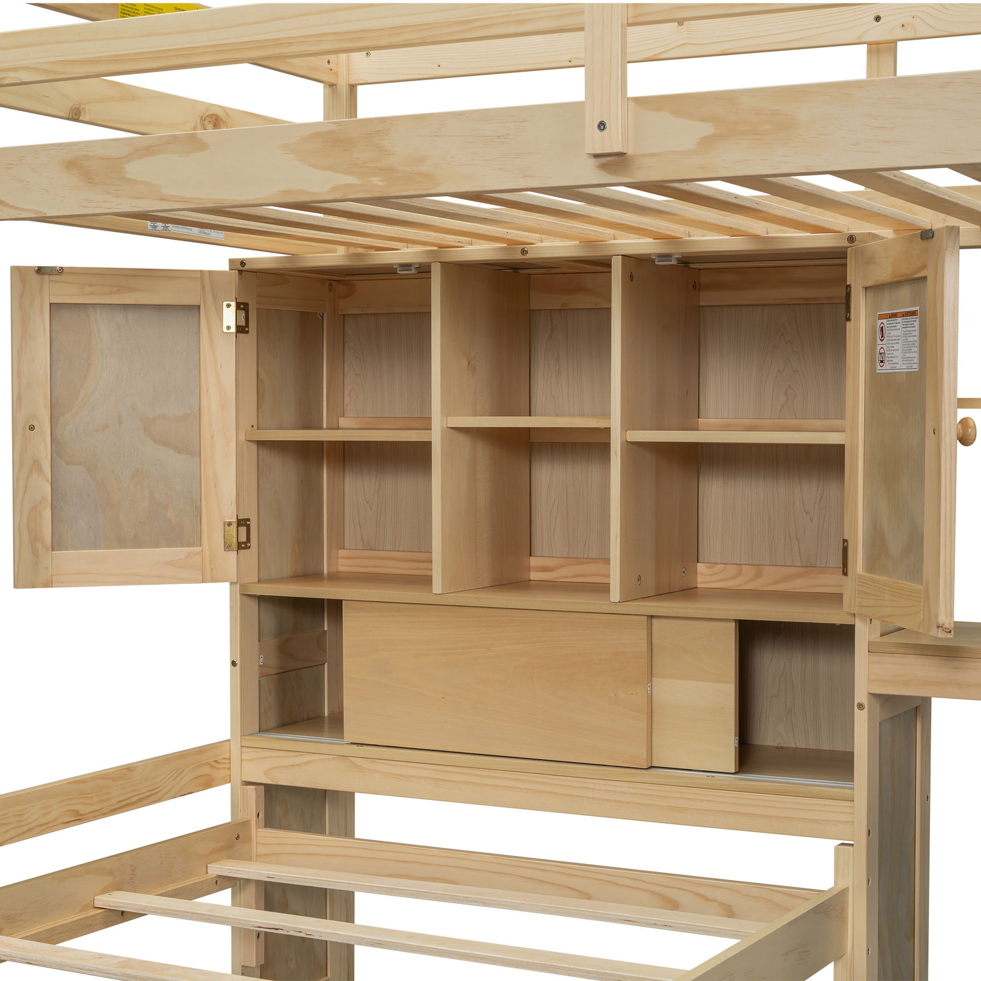 Loft Bed With Built In Desk And Staircase - The Sleep Loft - Online Mattress Showroom NYC