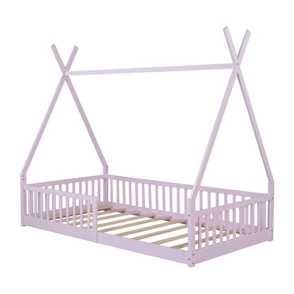 House Shaped Design Bed With Fence - The Sleep Loft - Online Mattress Showroom NYC